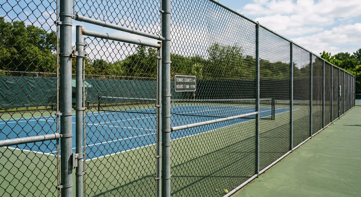 Tennis Court Fencing in San Jose, CA